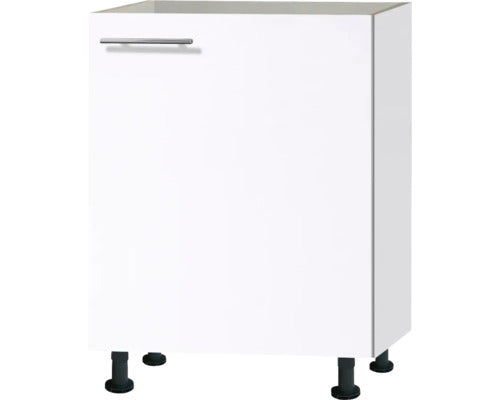 Optifit Spülenschrank Küchenmöbel Bengt932 weiß matt 1 Drehtür 60x58,4x87cm - 4043625236610