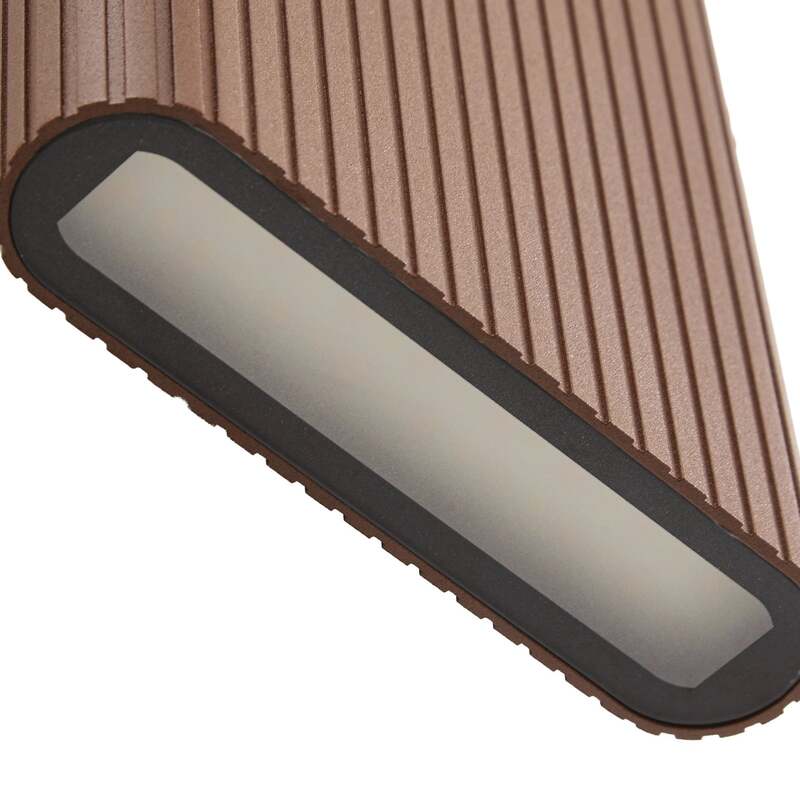 Lucande Außenwandleuchte LED Gartenleuchte Raija CCT dunkelbraun 40cm IP54 - 4255830911590