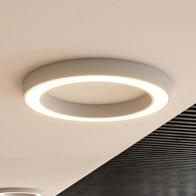 Arcchio Deckenleuchte Lampe LED weiß Ring Licht Aluminium Kunststoff CCT dimmbar - 4251096596977