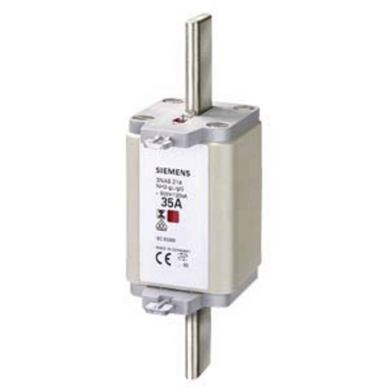 Siemens Sicherungseinsatz NH 3NA6236 160A 500V gG Kombikennmelder 3 St. - 4001869071541