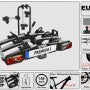 Fahrradträger Eufab Premium III 11522 faltbar für 3 Fahrräder mit Tasche - 4017681115226