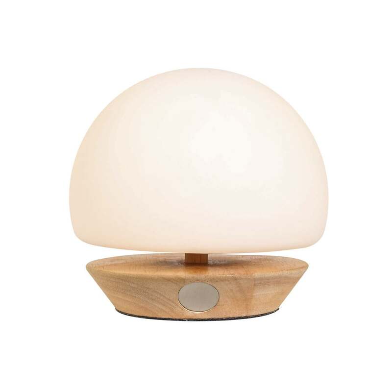 Steinhauer Ancilla Tischleuchte Tischlampe Tischlicht LED Holz hell 1-flammig - 8712746128185