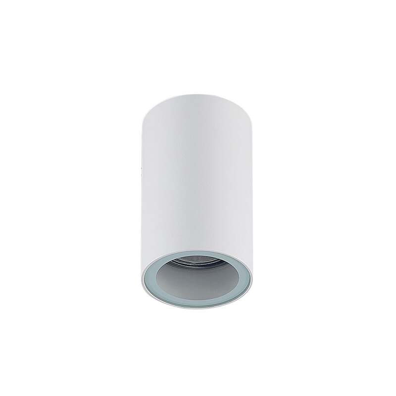 Arcchio Downlight Einbauspot Olivir weiß Metall GU10 IP44 6cm rund 2 STÜCK - 4251096578836