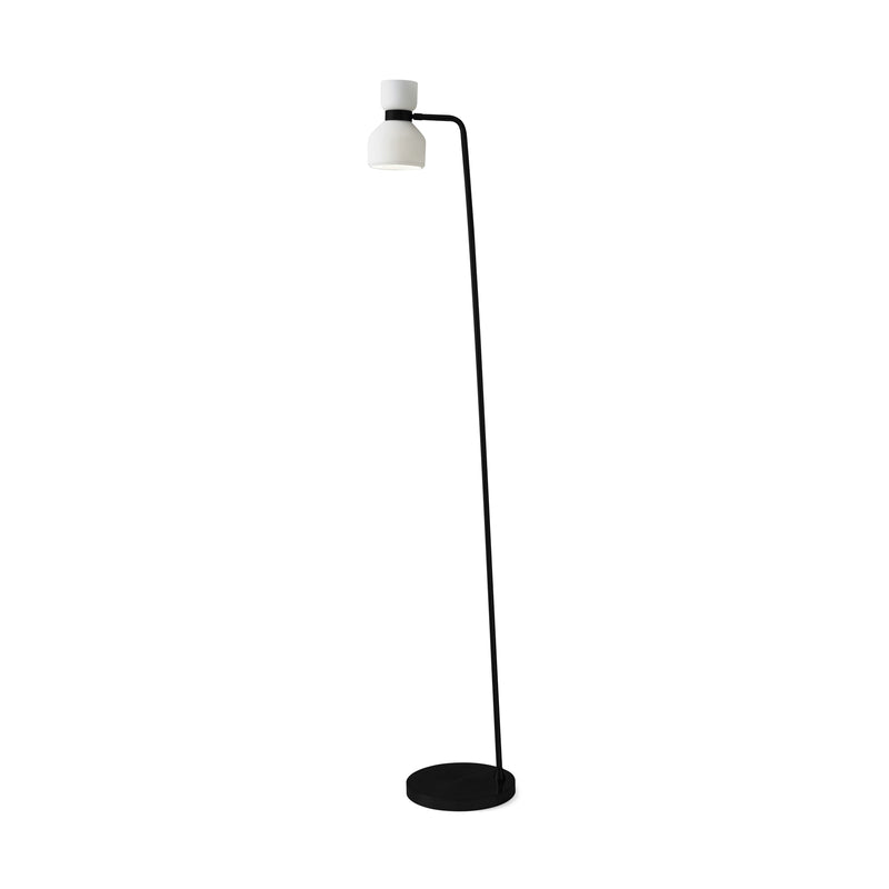 miloox by Sforzin Stehlampe Fifty LED dimmbar schwarz opalweiß 162cm Höhe - 8055304890361