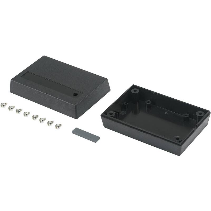 TRU COMPONENTS Universal-Gehäuse 98003C11 Projektbox ABS Schwarz 88x58x30mm 1 - 2050004884883