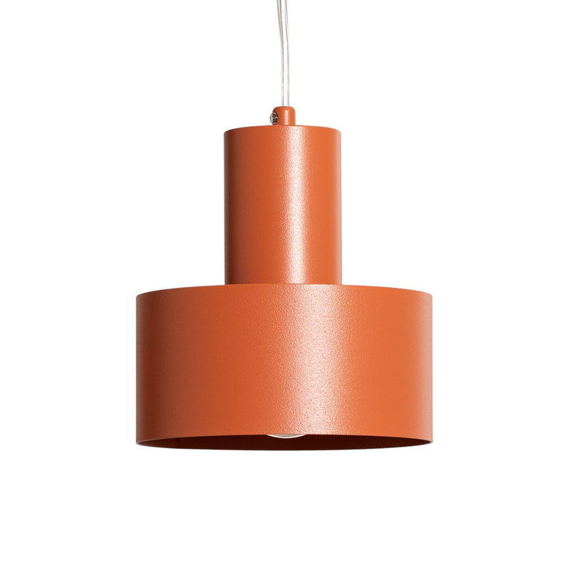 SIGMA Hängeleuchte Rif 2 ziegelrot 2-flammig 42 cm Stahl dimmbar E27 - 5902846810636