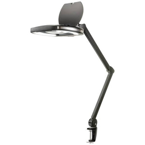 B-Ware TOOLCRAFT ESD Lupenleuchte 2.25X LED 900 Lumen Tischklemme Schwarz 820mm