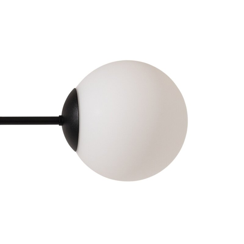 Euluna Deckenleuchte Glassy schwarz/opal Deckenlampe Lampe Licht Leuchte Spot497 - 4251911783575