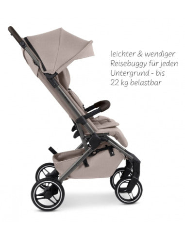 ABC Design Ping 3 Trekking Reisebuggy Inkl.Transporttasche, Tragegurt Und Sitzeinlage Camel - 4045875072253