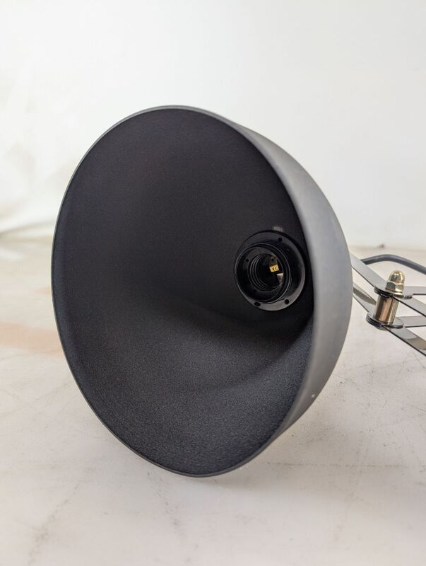 Scherenlampe Sivani MR-725 Wandleuchte dimmbar schwarz gold patiniert 30cm - 8681875642940