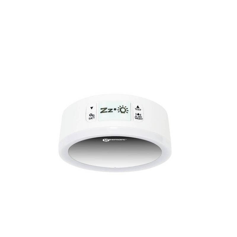 Geemarc JWNS-Star_WH_VDE Quarz Wecker Weiß Mit Vibrationskissen LED - 3521350009040