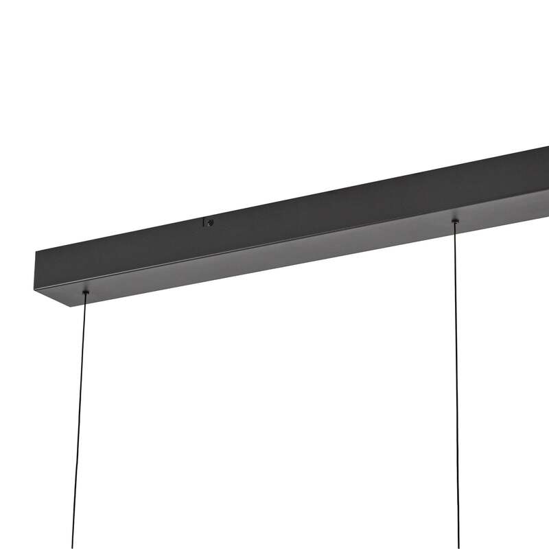 Quitani Hängelampe Hängeleuchte Shiro LED Pendelleuchte dimmbar weiß walnuss - 4255830910838
