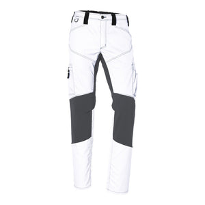 B-Ware Kübler Arbeitshose Bundhose ACTIVIQ Hose weiß anthrazit Größe 98