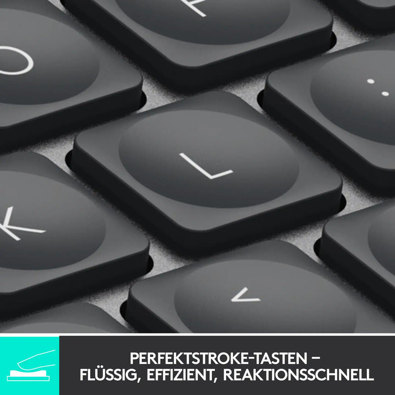 Logitech MX Keys Mini Bluetooth Tastatur QWERTZ Graphit Beleuchtet - 5099206098831