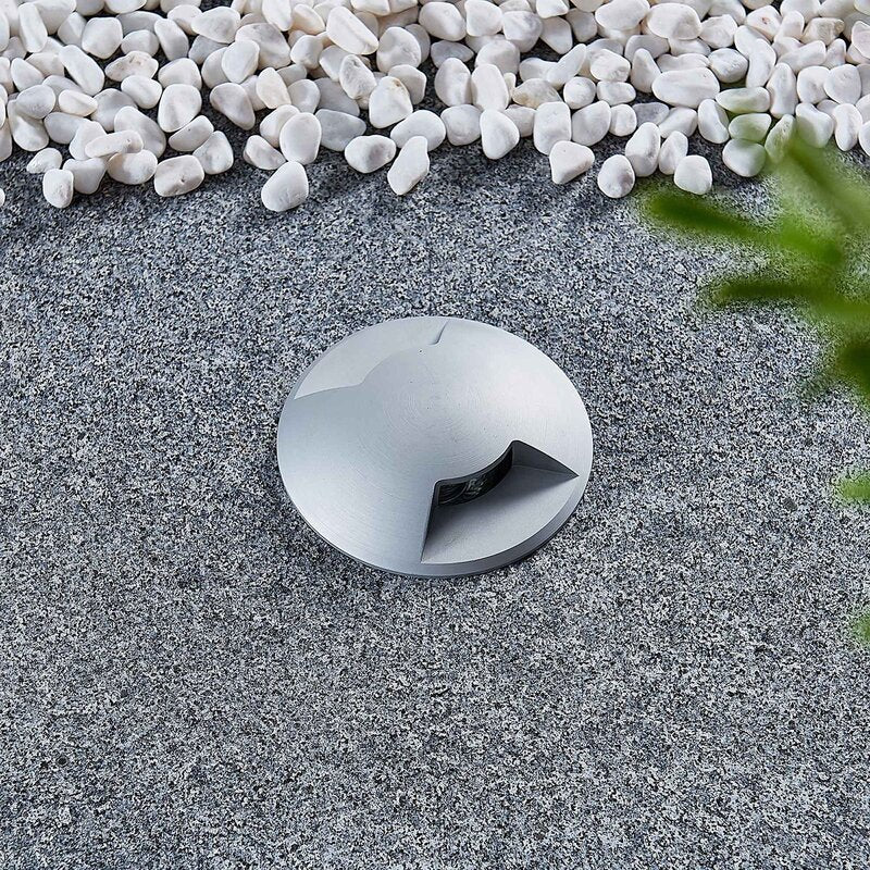 Lucande Bodeneinbauleuchte Bartosz Aluminium Wegeleuchte Garten-Sockelleuch91 - 4251096562729