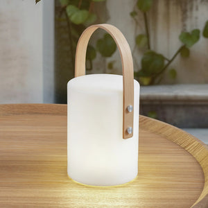 B-Ware Lindby LED Akku Außentischleuchte Juria Gartenleuchte dimmbar IP44 weiß 35,5cm