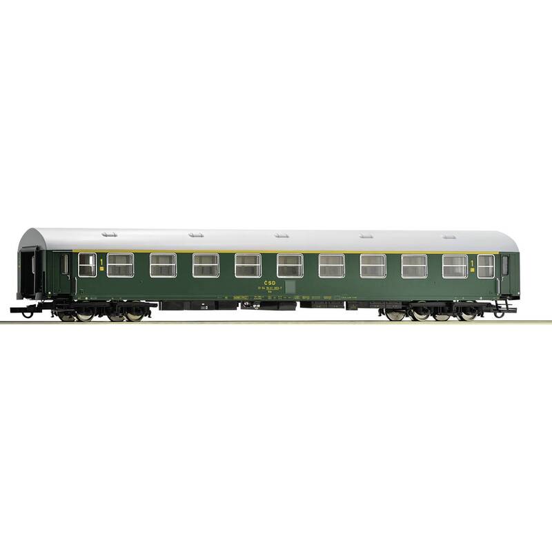 Roco H0 Personenwagen 1. Klasse Aa der ČSD Modellbahn Zugmodell 282mm DC - 9005033076542