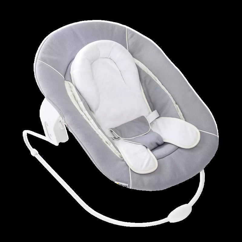 Hauck Bouncer 2 in 1 Babywippe ergonomisch Plüsch grau für Hochstuhl Alpha Beta - 4007923661970