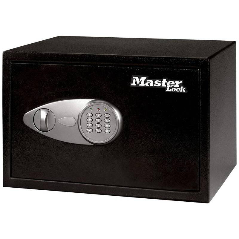 Master Lock 16.44L Medium Digital Combination Safe, Black & Grey - 0049074025700