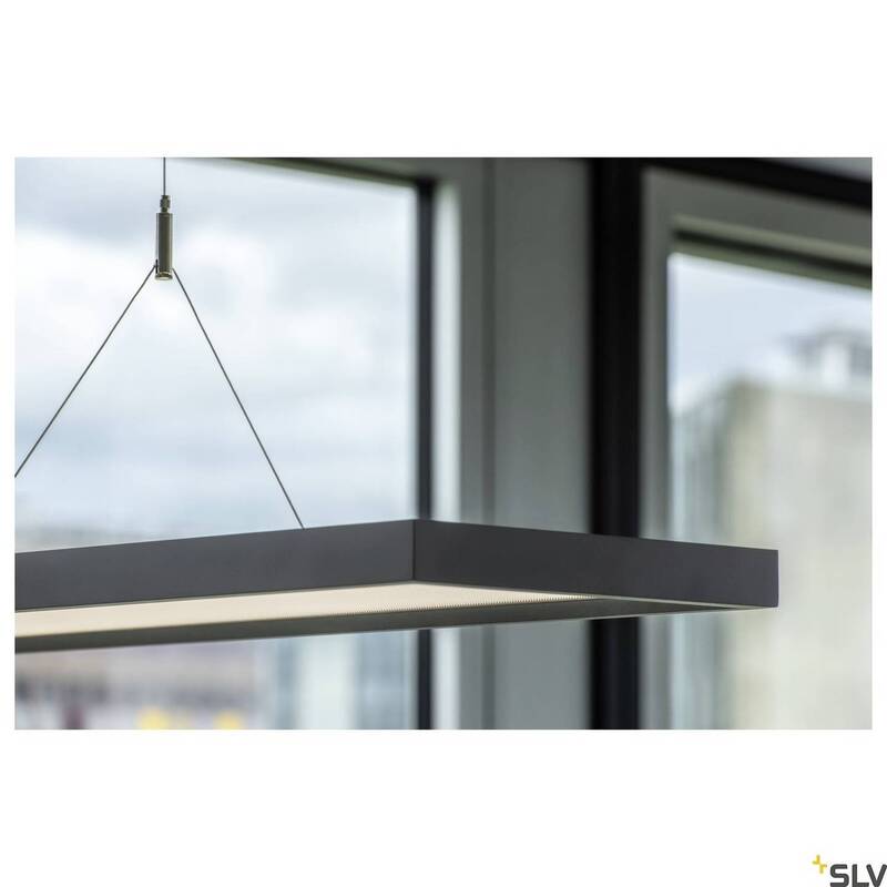 SLV Hängeleuchte Pendelleuchte LED Büro Lampe schwarz Aluminium Worklight - 4024163254595