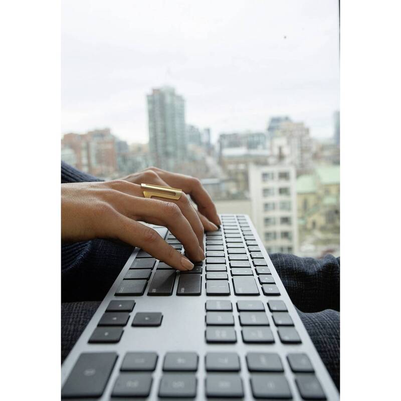 Matias FK418DCB-DE WL Aluminium Tastatur QWERTZ Space Grau für Mac - 0833742007651