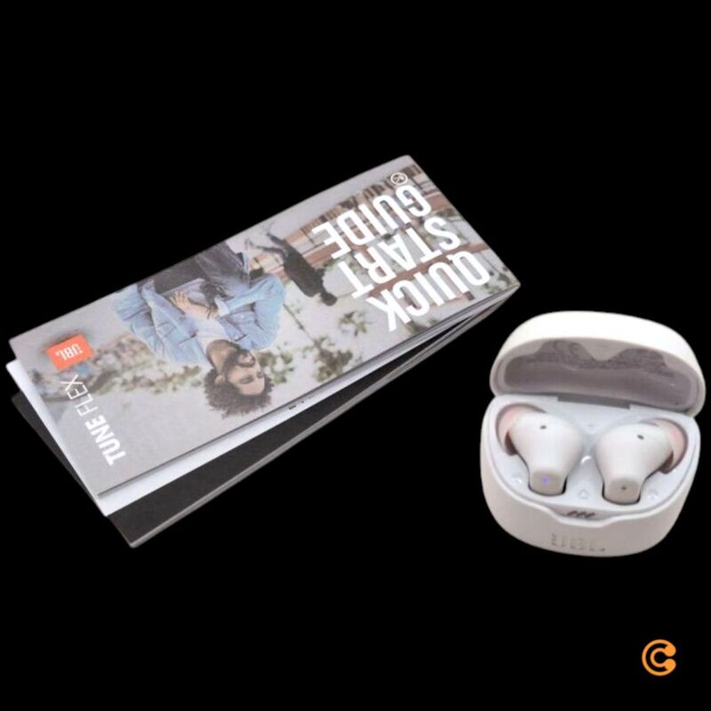 JBL TUNE FLEX In Ear Headset Bluetooth Stereo Noise Cancelling Weiß Ladecase 78h - 6925281930584