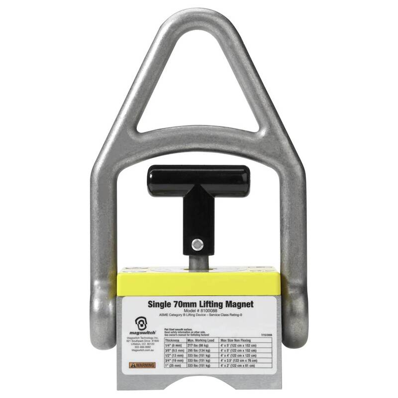 Magswitch Hubmagnet MLAY1000 Magnetheber 1000lbs Haltekraft 333lbs Magnet - 0878628000531