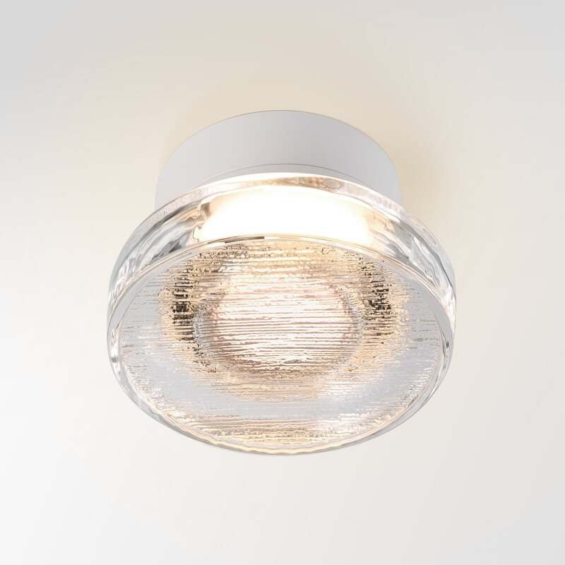 Marset Außenwandleuchte Roc LED Lampe Gartenleuchte dimmbar weiß Ø17cm IP65 - 8435516896700