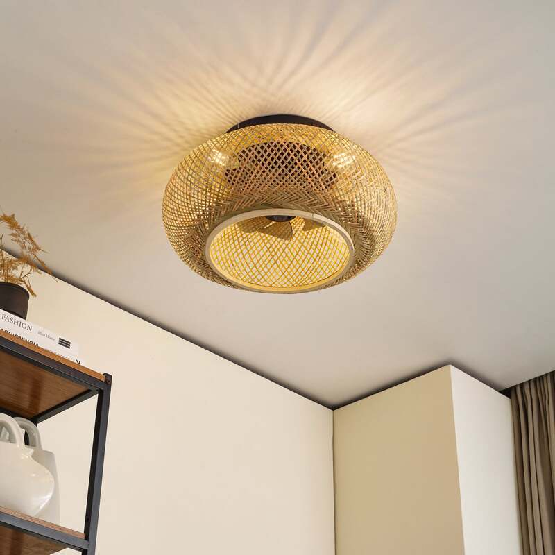 Lucande Deckenventilator Ventilator Lampe Licht Schwarz 53cm SIEHE TEXT/FOTO - 4251911799415
