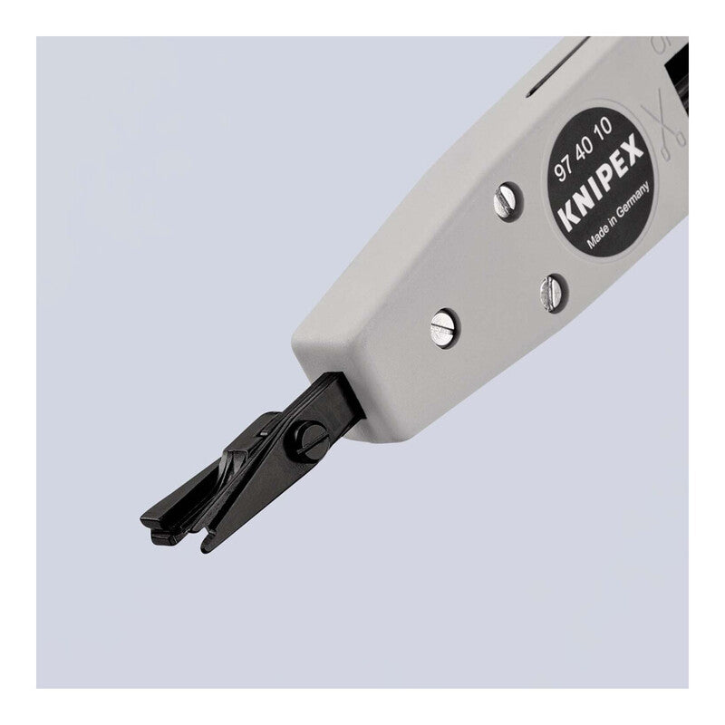 Knipex Anlegewerkzeug LSA-Plus 175mm Kunststoff UTP STP Kabel 0,4-0,8mm brüniert - 4003773044895