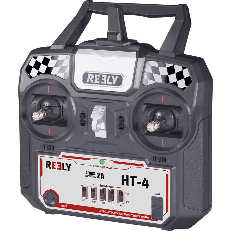 Reely Hand-Fernsteuerung 2,4 GHz HT-4 4 Kanäle inkl. Empfänger Modellbau - 4016138960013