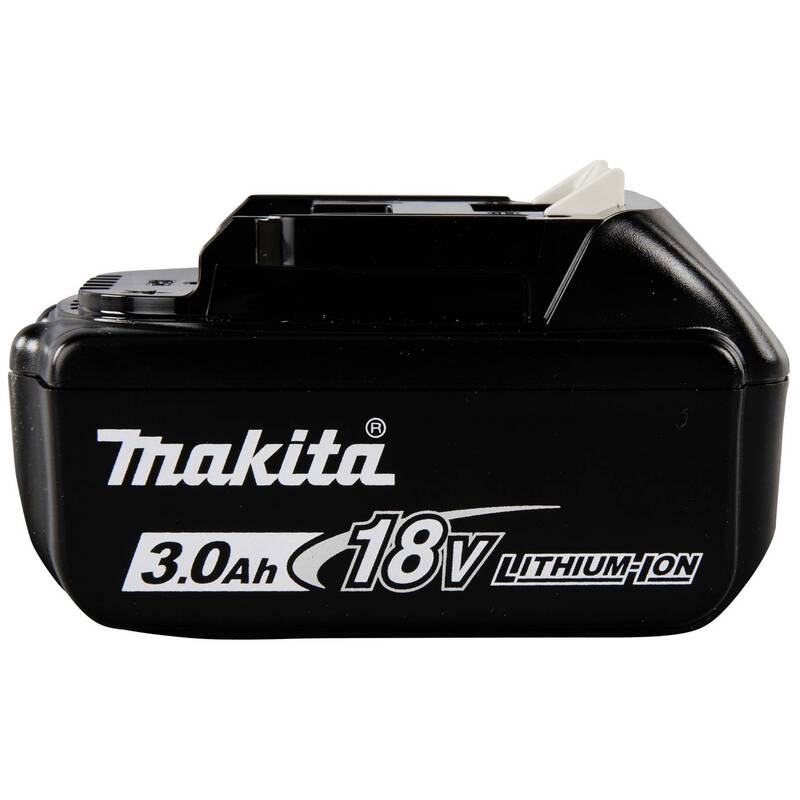 Makita Werkzeug-Akku BL 1830B 18V 3Ah Li-Ion wiederaufladbar schwarz 113x75mm - 88381464055