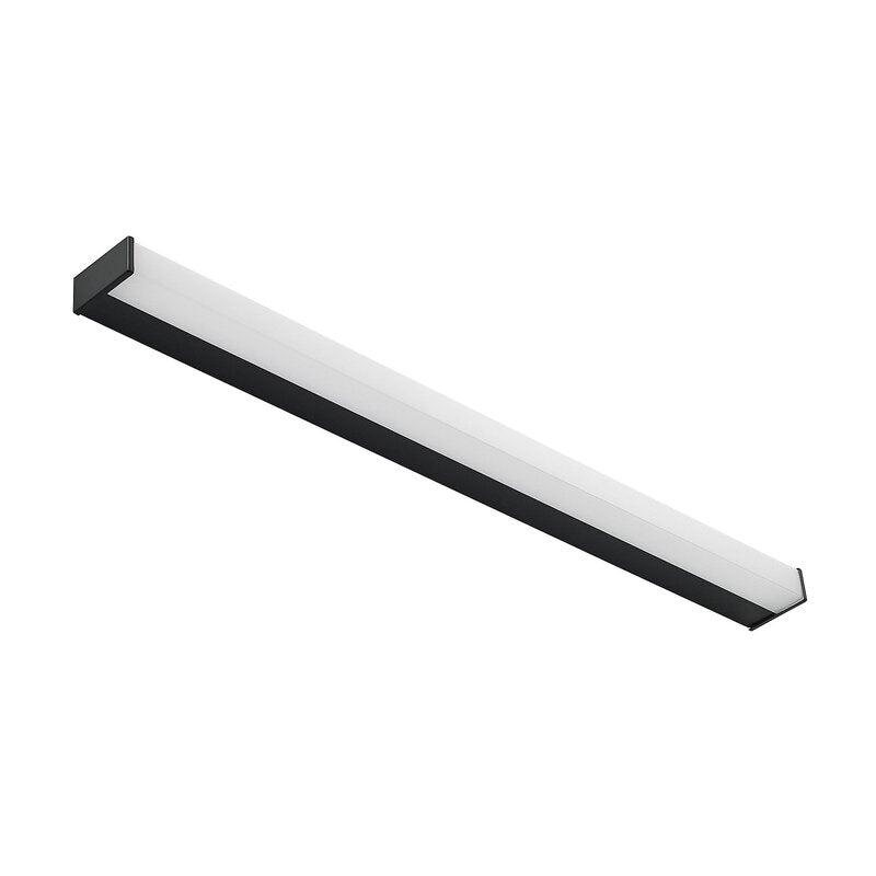 Lindby Ulisan LED-Badwandleuchte Wandlampe Badleuchte Lampe eckig 9W schwarz - 4251911718706