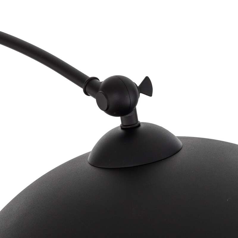 Lindby Stehleuchte Jonera LED Bogenlampe Lampe schwarz gold 185cm Höhe 45cm - 4251096529845