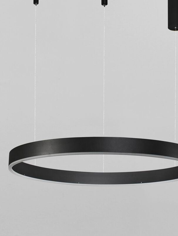 Nova Luce Pendelleuchte Hängelampe Motif LED dimmbar gold Acryl opal matt - 5212017443656