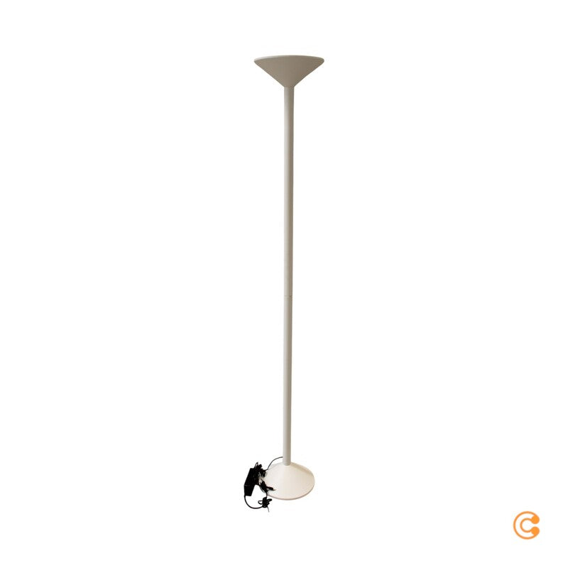 Fabas Luce Stehleuchte Standlampe LED Tratto Weiß Metall Dimmer Touch Wohnzimmer - 8019282550150