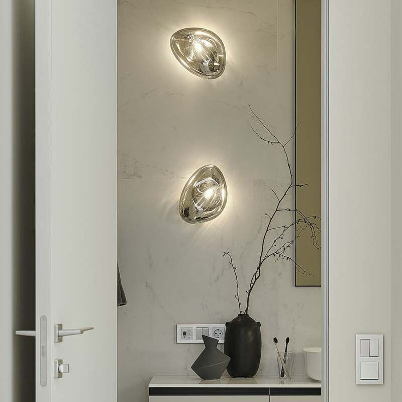 Maytoni Wandleuchte Mabell chromfarbene Designer Lampe dimmbar 40W E14 - 4251110032498