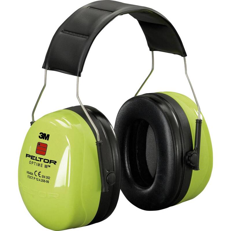 3M Peltor Optime III Kapselgehörschutz 34 dB Lärmschutz Ergonomie Grün 1 St. - 4046719361144