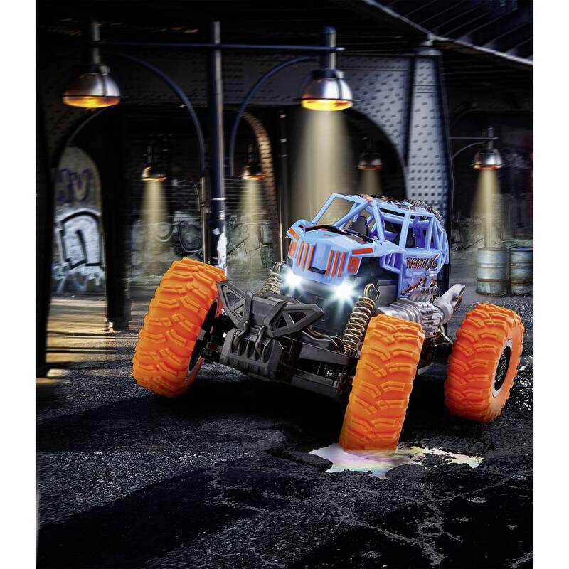 Revell 24594 Destroyer XS 1:18 RC Crawler für Einsteiger mit LED-Scheinwerfern - 4009803245942
