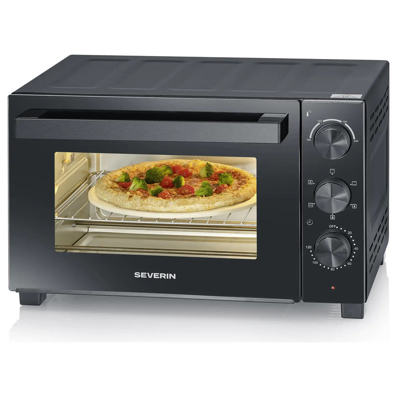 Severin Minibackofen 30l Heißluftofen Grillofen mit Timer und Oberhitze 1600W - 4008146048746