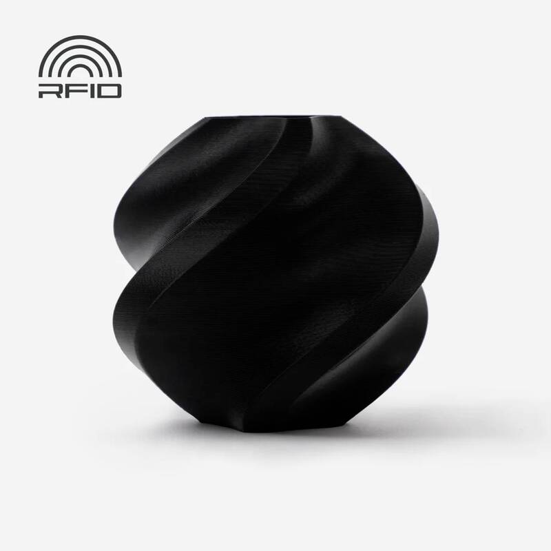 Bambu Lab PLA Filament Schwarz 1.75mm 1kg 3D Drucker Zubehör Material Kunststoff - 6975337031383