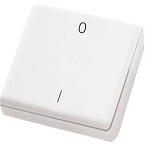 B-Ware Eltako Funk Handsender 2-Kanal Reichweite 30m batterielos Wandsender weiß