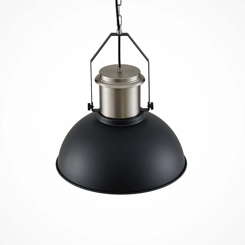 Lindby Freitjof Hängeleuchte Hängeleuchte Lampe Leuchte IP20 schwarz/nickel m200 - 4251096585810