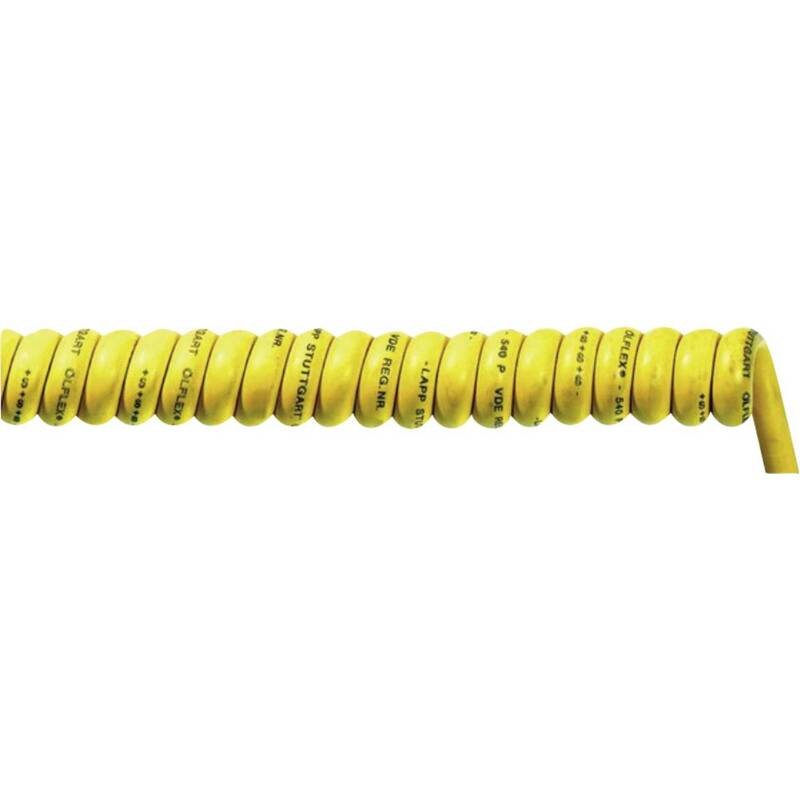 LAPP Spiralkabel ÖLFLEX SPIRAL 540 P 5 G 0,75 mm² halogenfrei 1000 mm gelb - 4044773332117