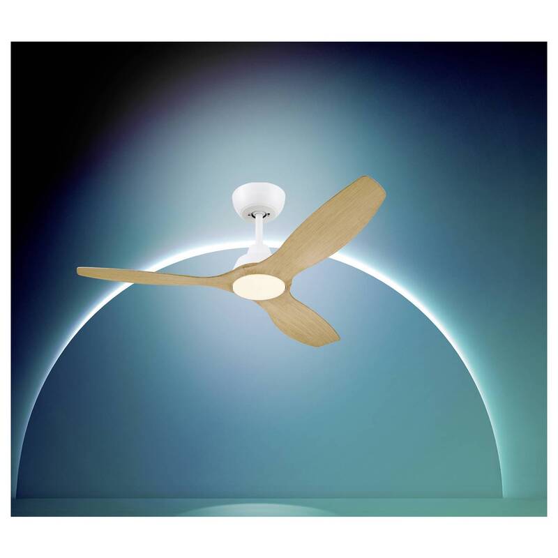 Philips LED Deckenventilator 35W Fernbedienung Dimmbar Luftzirkulation Braun - 8721103095923