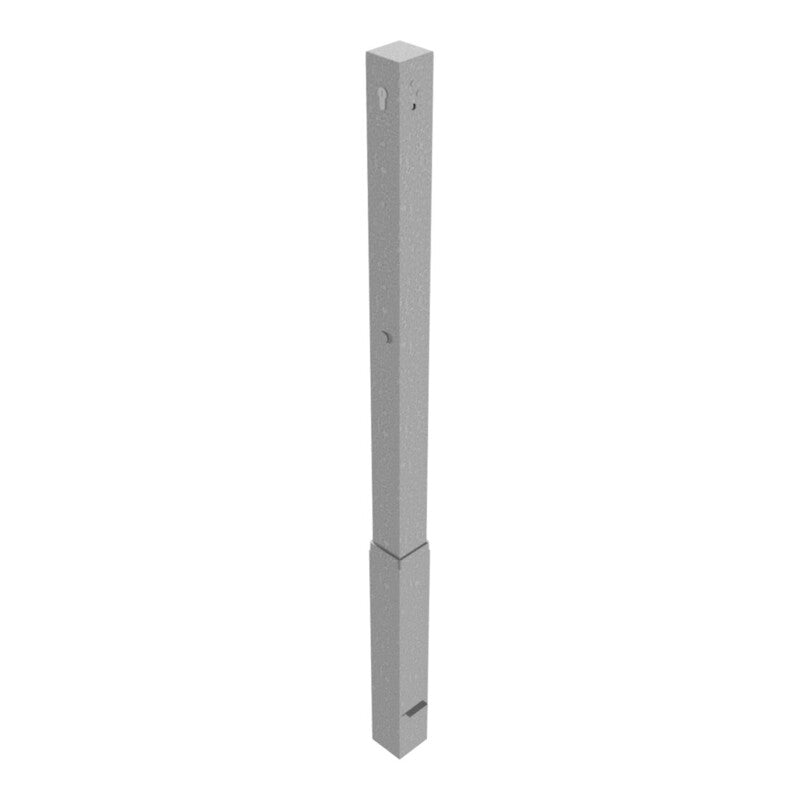 Schake Absperrpfosten Typ 470Z herausnehmbar 70x70mm Profilzylinder - 4250384711948