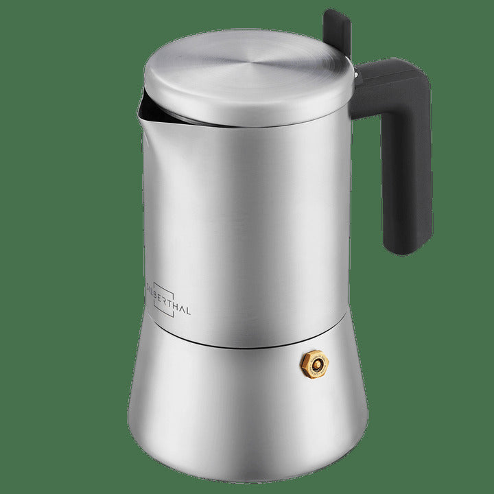 SILBERTHAL Espressokocher Kaffeebereiter Espresso Edelstahl 6 Tassen Silber - 4260470464955