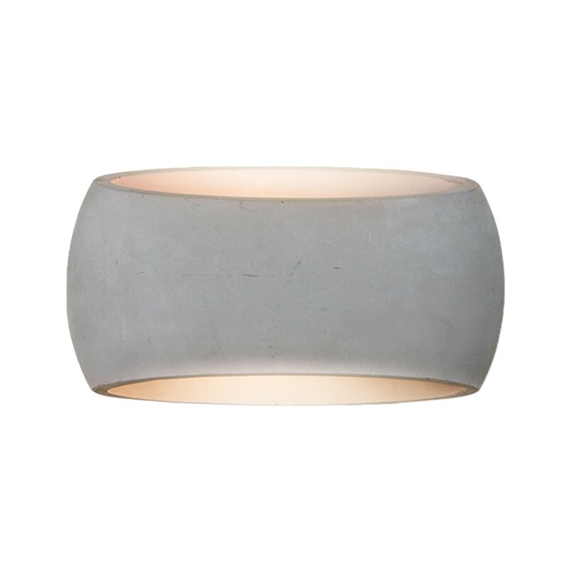 Wandleuchte Zambelis 180020 Beton grau 30 cm dimmbar up/down E27 40 W - 5213007830005