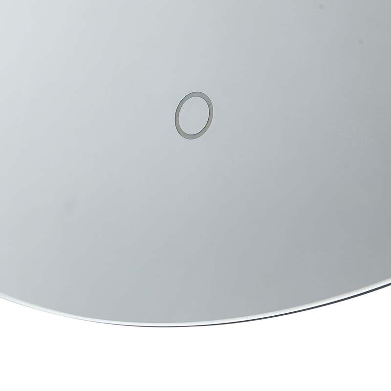 Lucande LED Spiegel Celestiel oval beheizbar CCT 80cm chrom Badezimmerlampe - 4251911777857