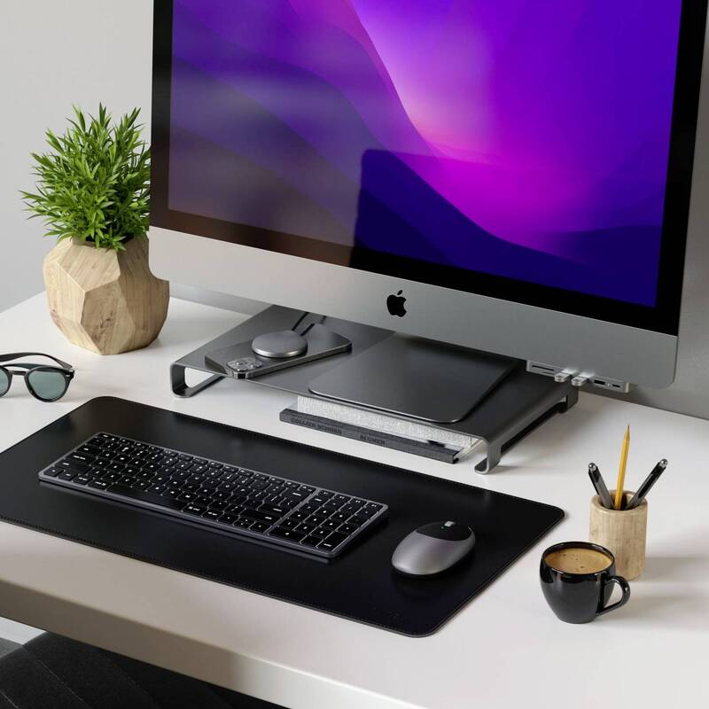 Satechi Tastatur Keyboard Slim X3 Bluetooth QWERTZ Anthrazit mit Beleuchtung - 0879961009618